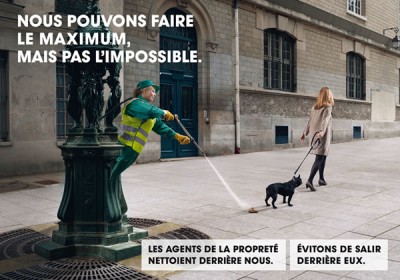 La rue n’est pas une poubelle.