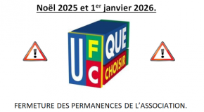 FERMETURE DES PERMANENCES DE L’ASSOCIATION.